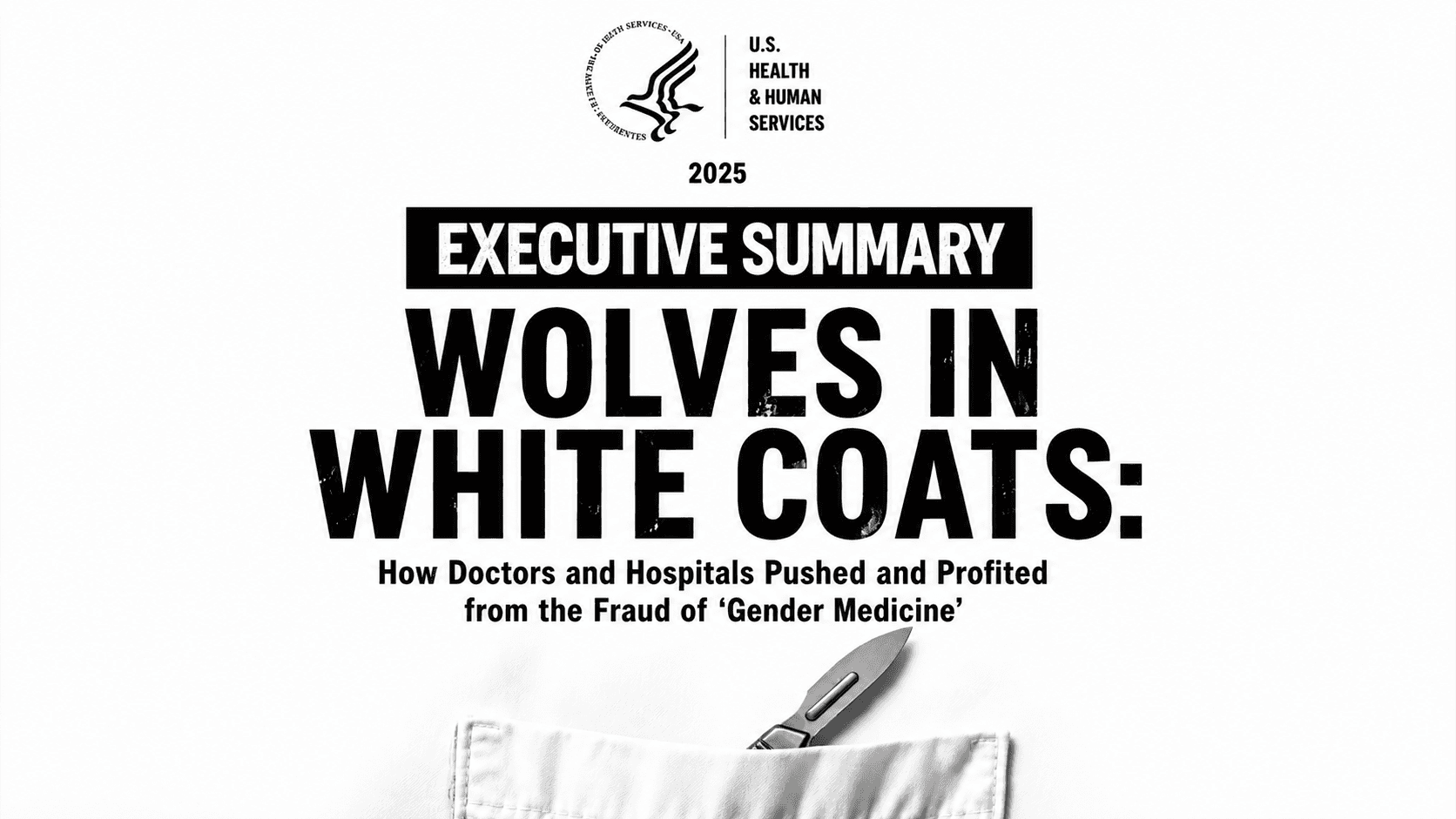 HHS Report Alleges Fraud in Pediatric Gender Medicine
