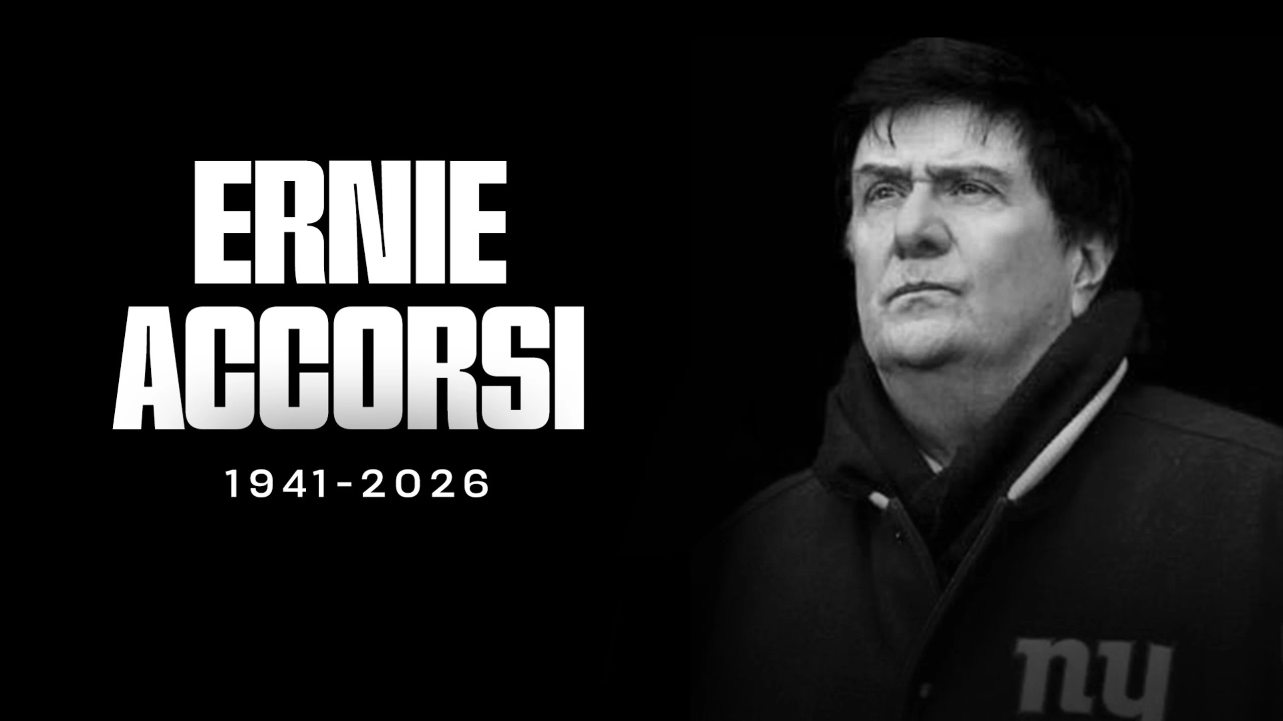 Giants Legend Ernie Accorsi Dies at 84