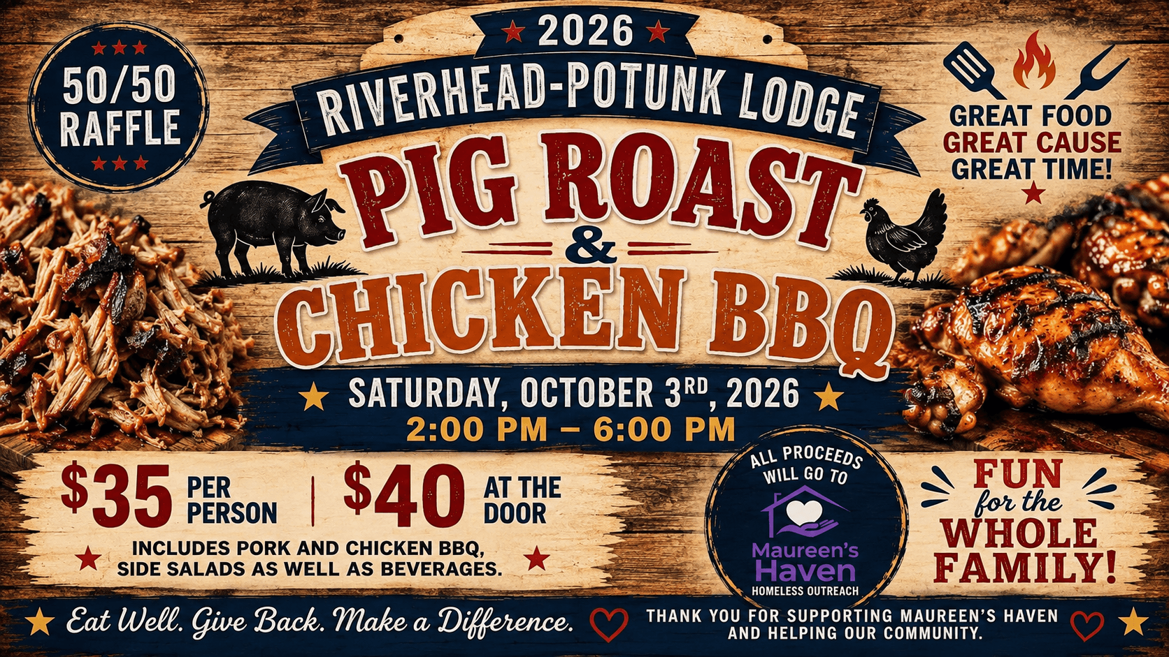 Riverhead-Potunk Lodge Fires Up Annual Fundraiser